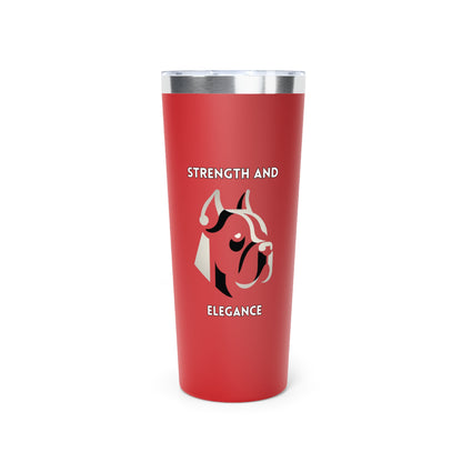 Cane Corso "Strength and Elegance" Copper Vacuum Insulated Tumbler, 22oz