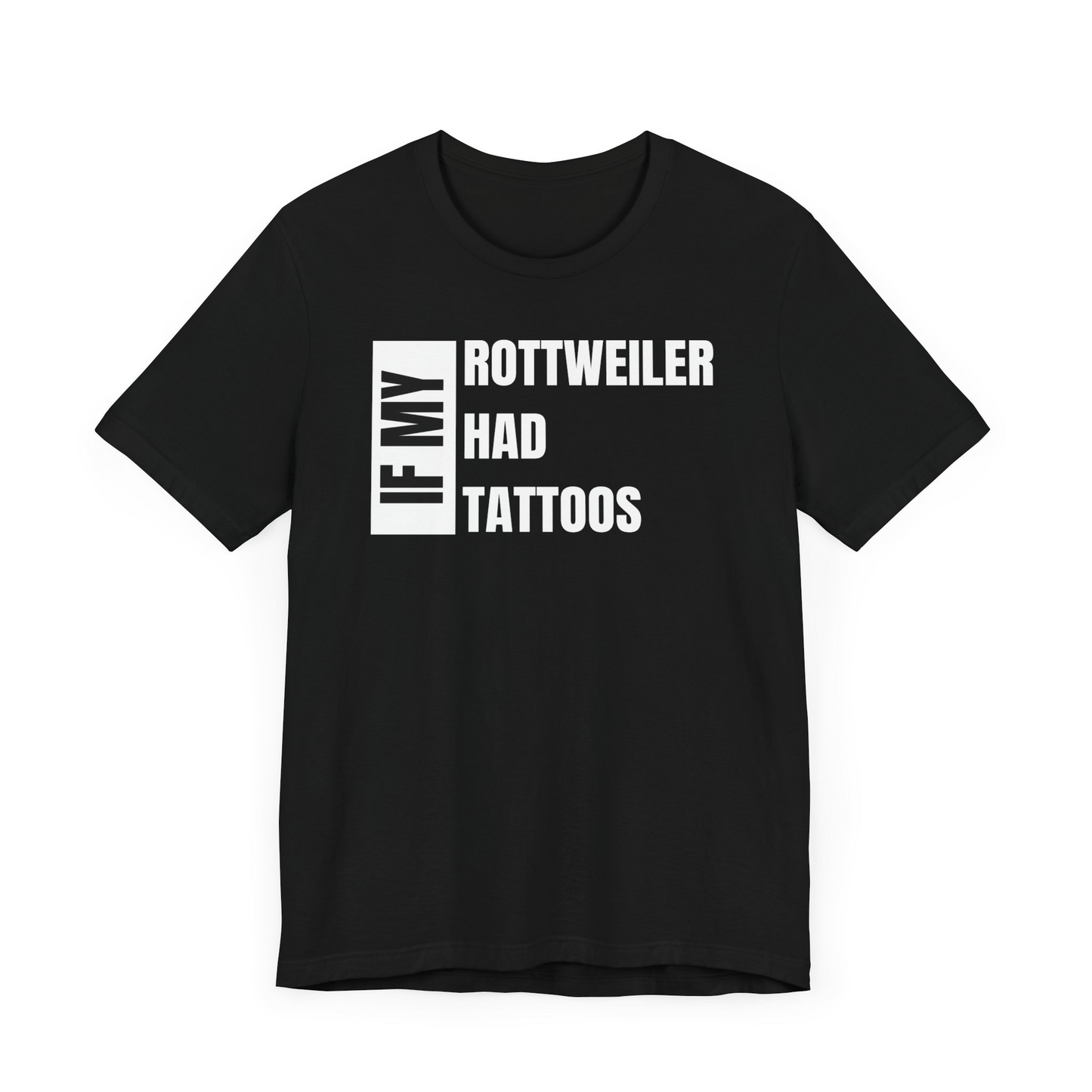 Rottweiler Unisex Jersey Short Sleeve Tee - Left profile