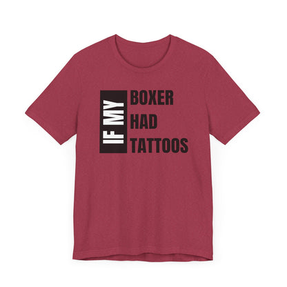 Boxer Unisex Jersey Short Sleeve Tee - Right profile