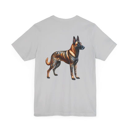 Belgian Malinois Unisex Jersey Short Sleeve Tee -Right Profile