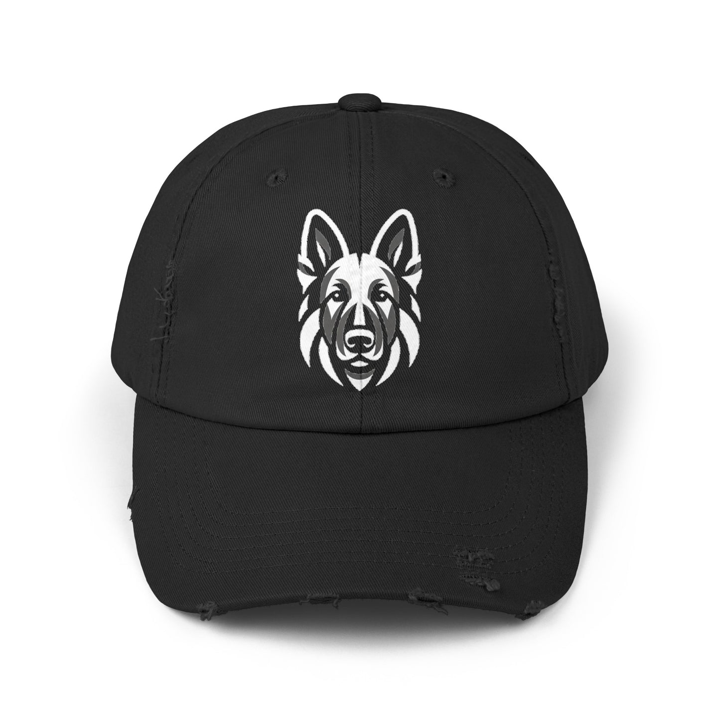 German Shepherd  - Stylish Unisex Distressed Cap