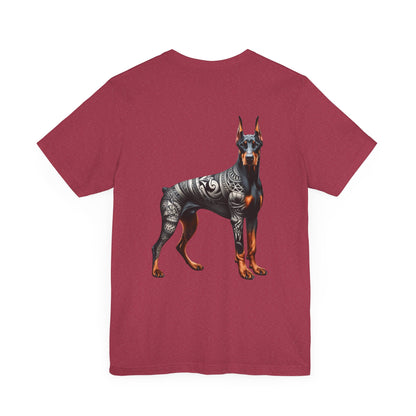 Doberman Unisex Jersey Short Sleeve Tee - Right profile