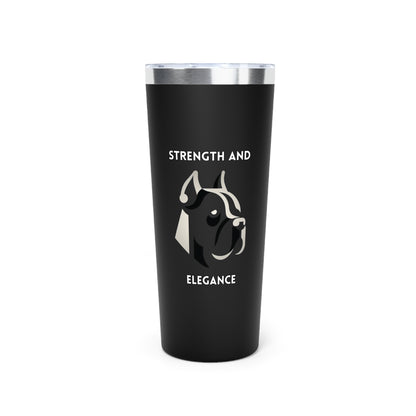 Cane Corso "Strength and Elegance" Copper Vacuum Insulated Tumbler, 22oz