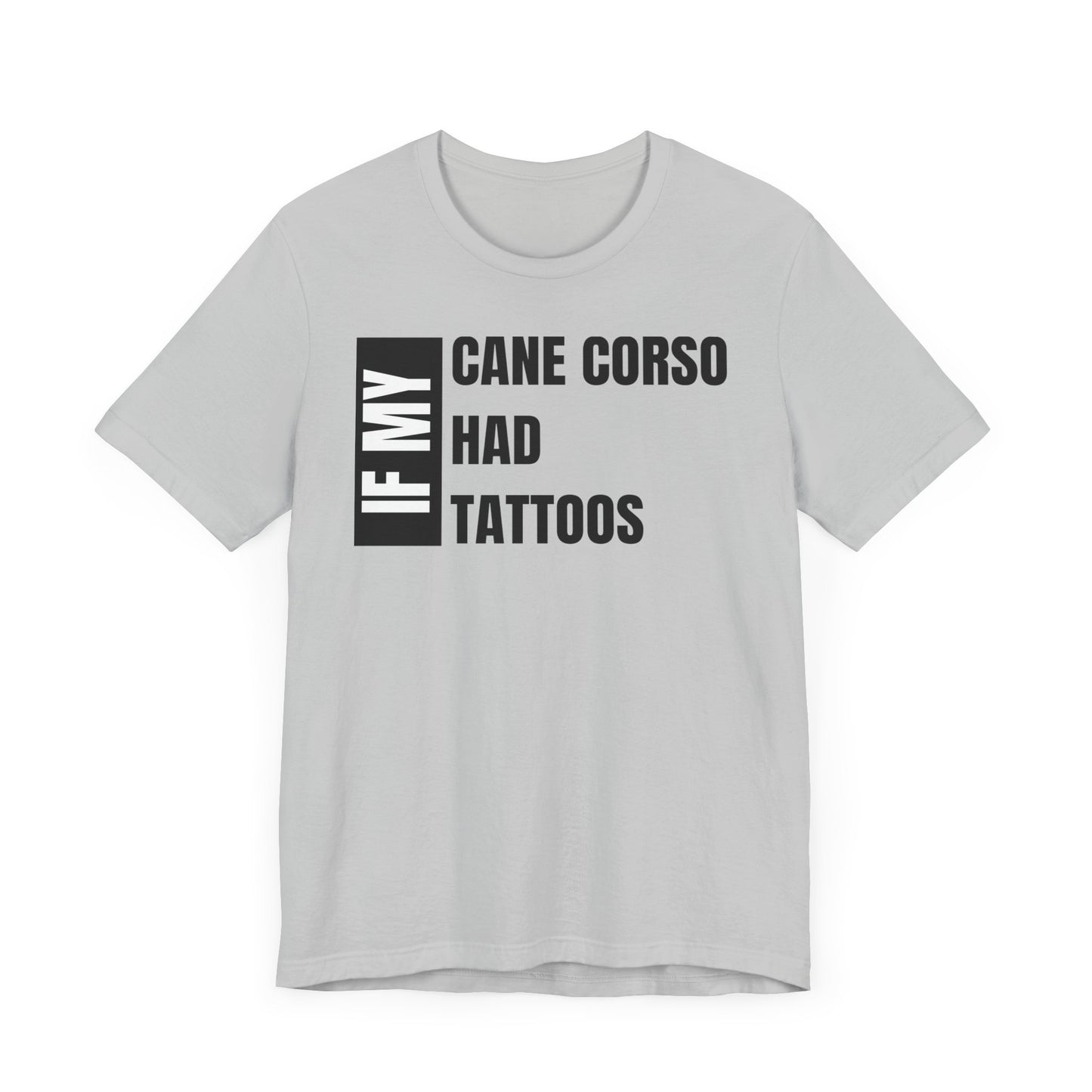 If My Cane Corso Unisex Jersey Short Sleeve Tee - Brown Cane Corso