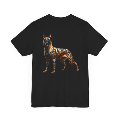 Belgian Malinois Unisex Jersey Short Sleeve Tee -Left Profile