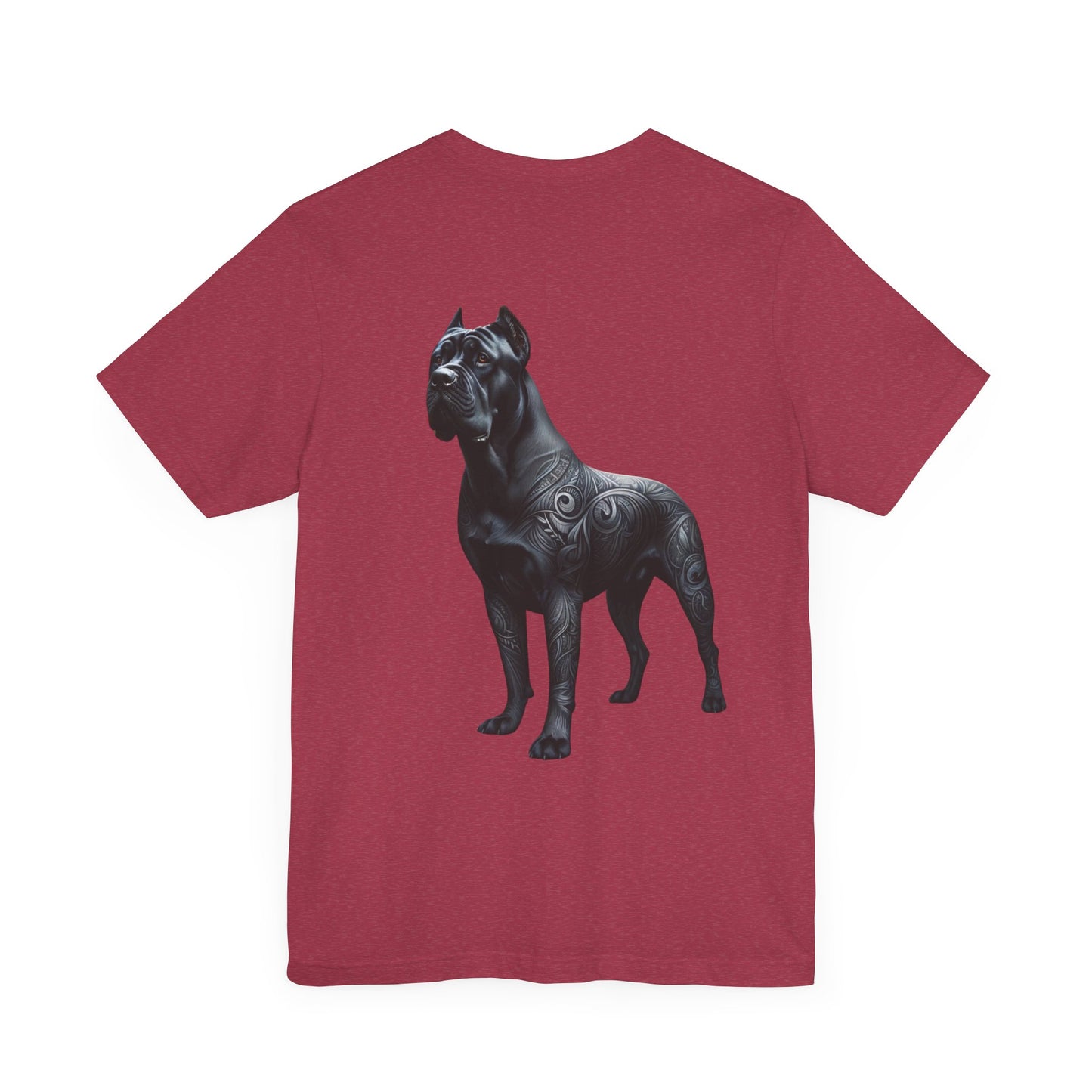 If My Cane Corso Unisex Jersey Short Sleeve Tee - BLK Cane Corso Left Profile