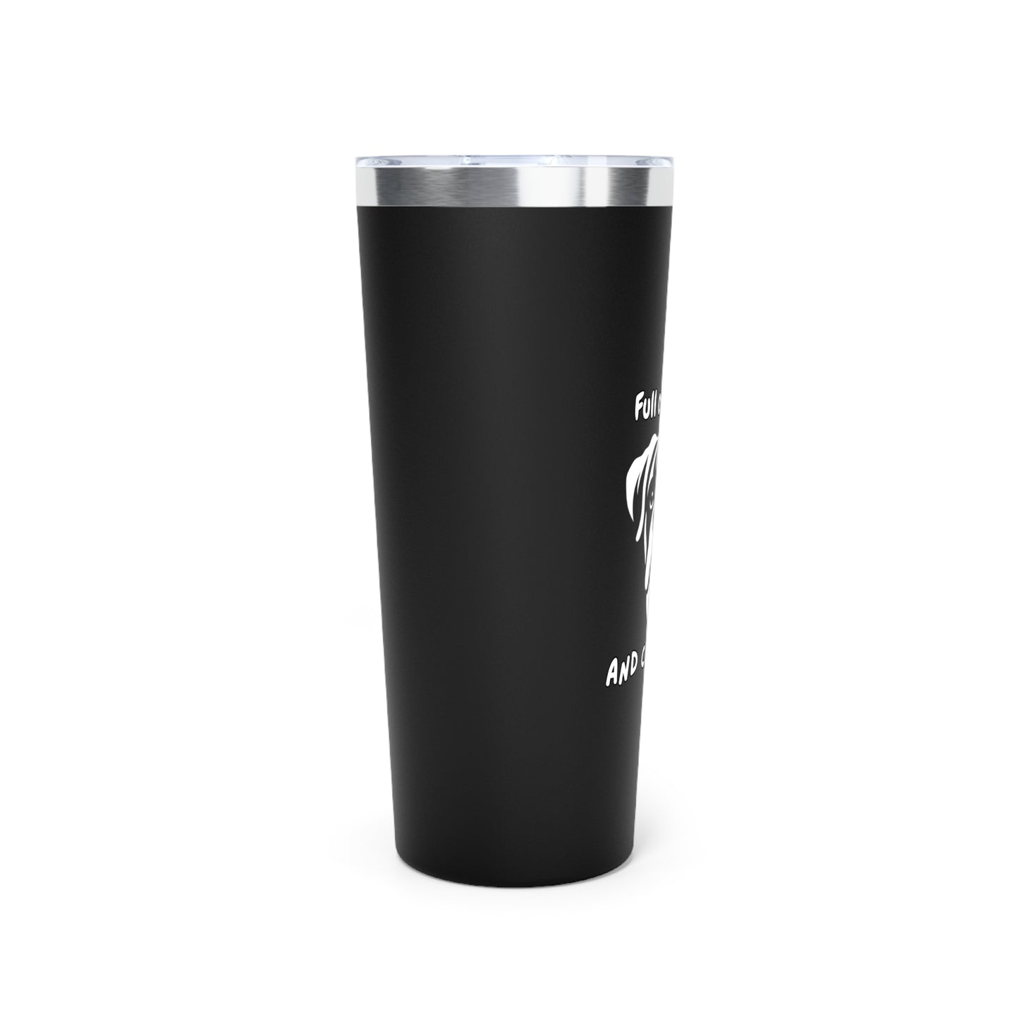 Boxer "Full of Heart and Courage." Copper Vacuum Insulated Tumbler, 22oz