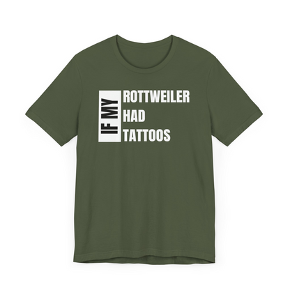 Rottweiler Unisex Jersey Short Sleeve Tee - Left profile