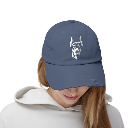 Doberman  - Stylish Unisex Distressed Cap