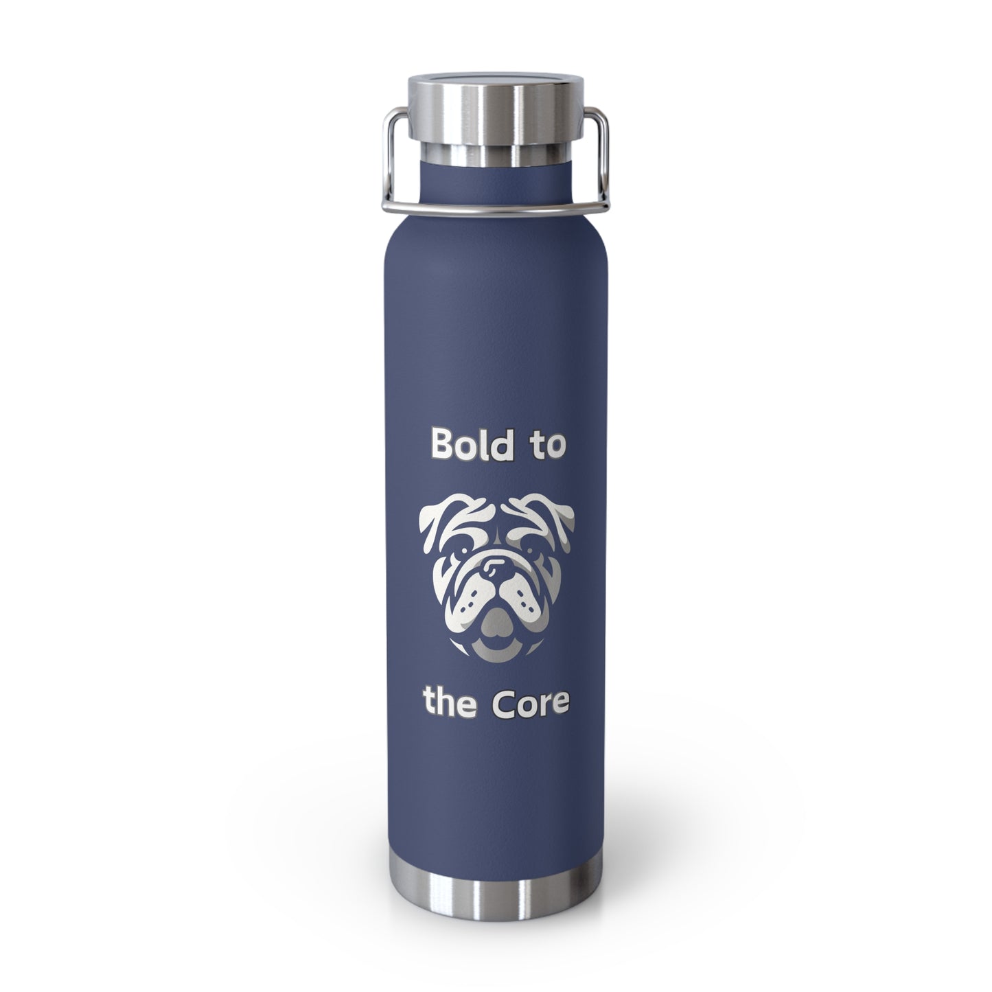 Bulldog "Bold to the Core" Copper Vacuum Insulated Bottle, 22oz