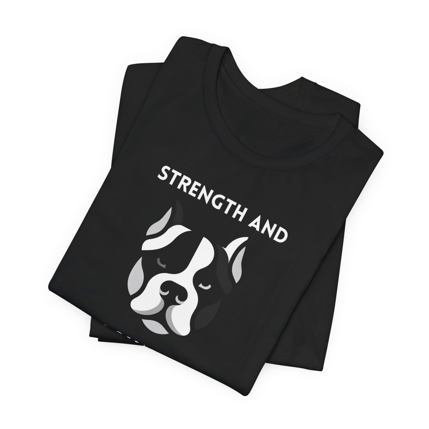 American Bully "Strength and Loyalty" Unisex Jersey Short Sleeve Tee