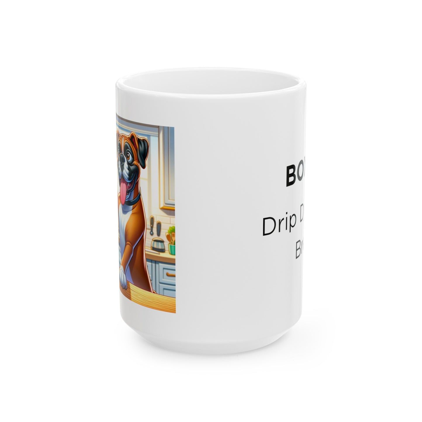 Boxer -Drip Coffee- "Drip Dynamo Brew" Ceramic Mug (11oz, 15oz)