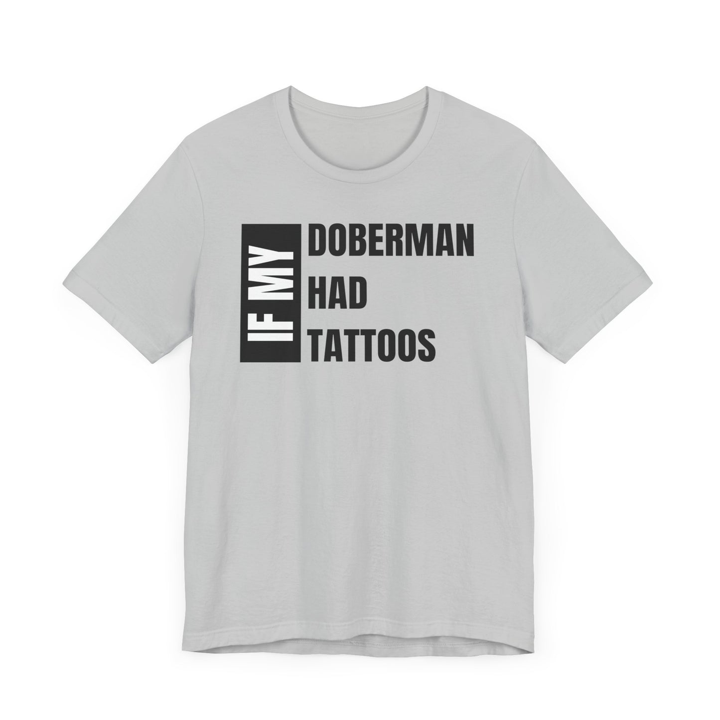 Doberman Unisex Jersey Short Sleeve Tee - Brown Doberman