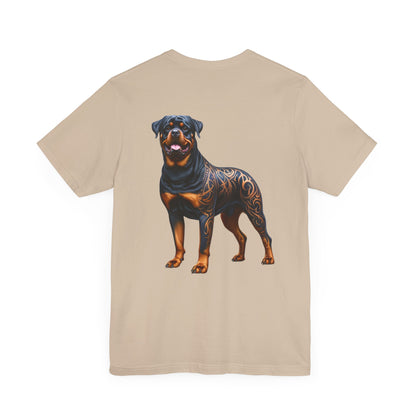 Rottweiler Unisex Jersey Short Sleeve Tee - Left profile