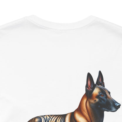 Belgian Malinois Unisex Jersey Short Sleeve Tee -Right Profile