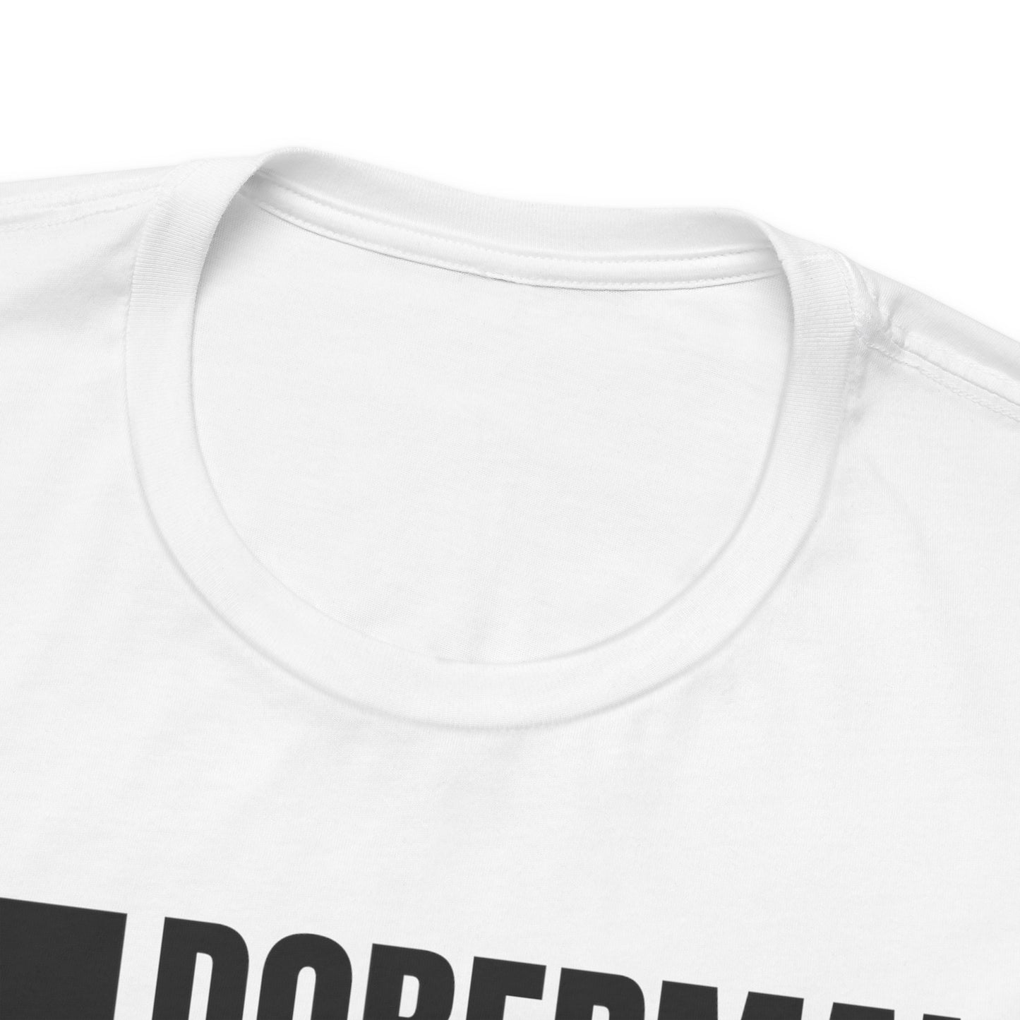 Doberman Unisex Jersey Short Sleeve Tee - Brown Doberman