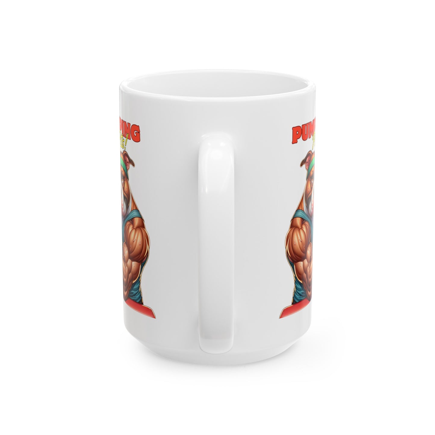 Pitbull Pumping Pits Ceramic Mug, (11oz, 15oz)