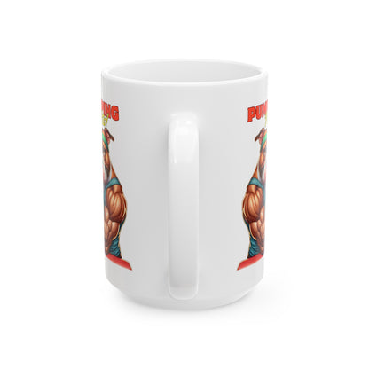 Pitbull Pumping Pits Ceramic Mug, (11oz, 15oz)