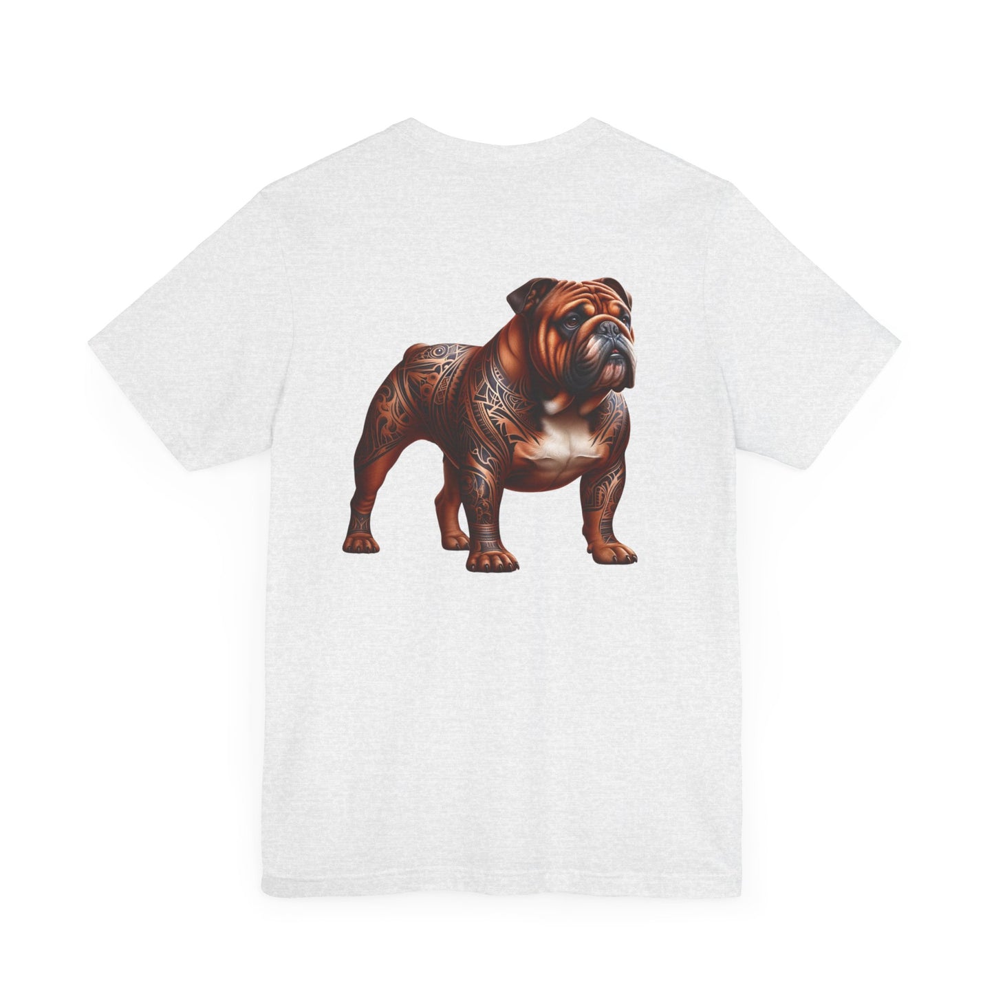 Bulldog Unisex Jersey Short Sleeve Tee - Golden brown Bulldog