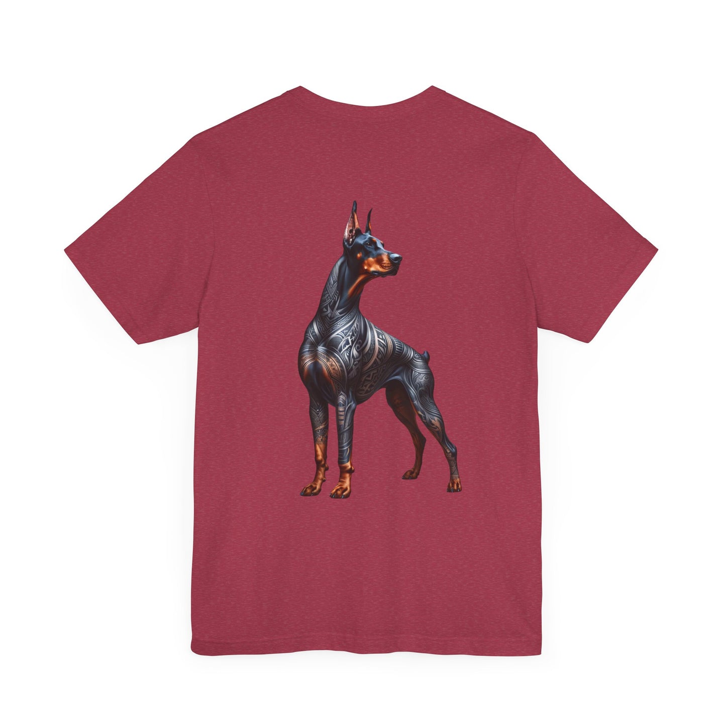 Doberman Unisex Jersey Short Sleeve Tee - Left profile