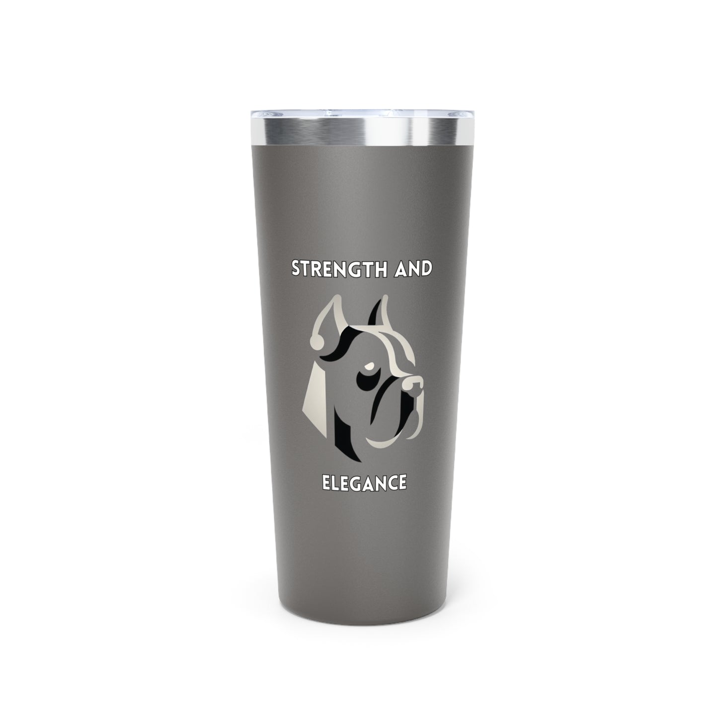 Cane Corso "Strength and Elegance" Copper Vacuum Insulated Tumbler, 22oz