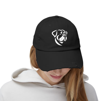 Rottweiler  - Stylish Unisex Distressed Cap