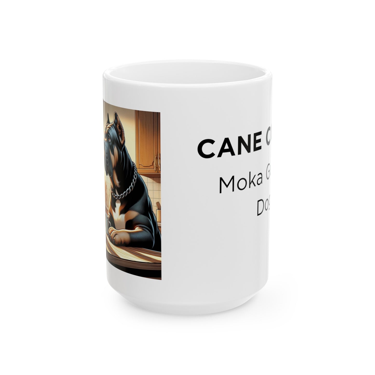 Cane Corso -Moka Pot- Ceramic Mug (11oz, 15oz)