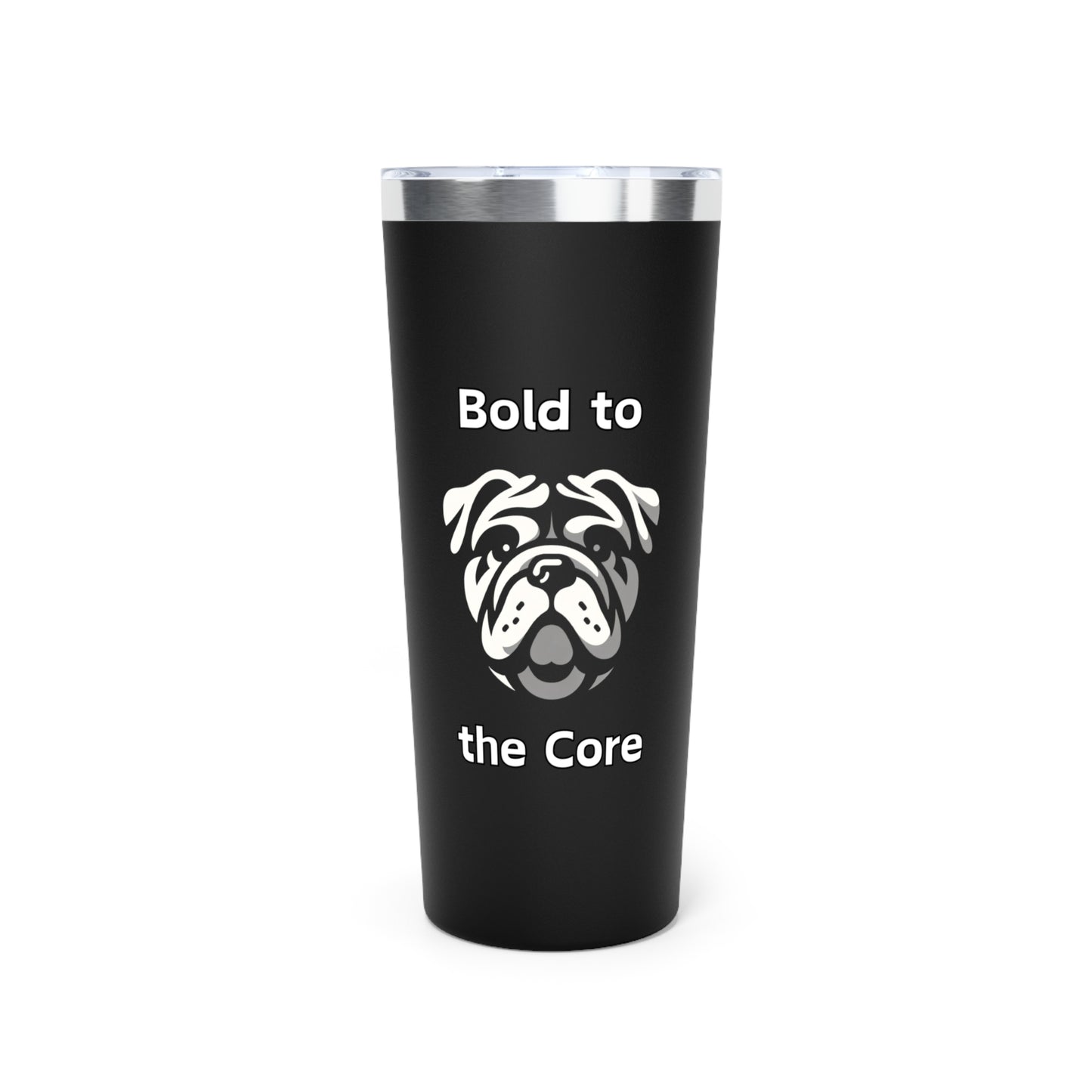 Bulldog "Bold to the Core" Copper Vacuum Insulated Tumbler, 22oz