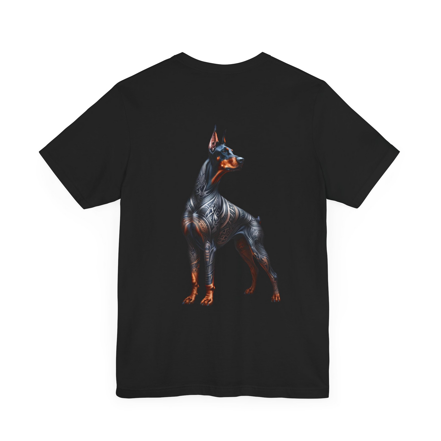 Doberman Unisex Jersey Short Sleeve Tee - Left profile