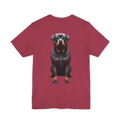 Rottweiler Unisex Jersey Short Sleeve Tee - Sitting