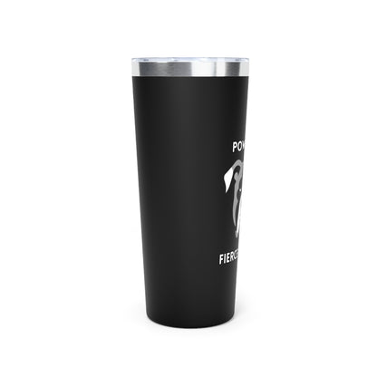 Pitbull "Power and Fierce Loyalty." Copper Vacuum Insulated Tumbler, 22oz