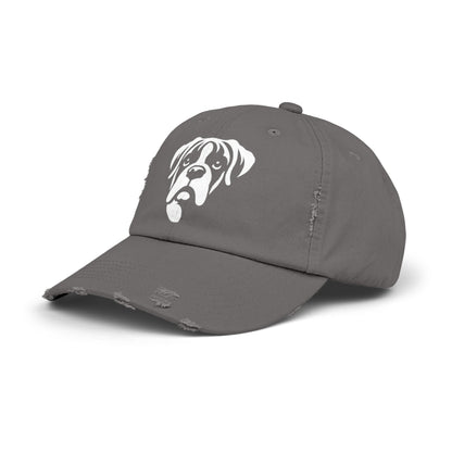 Boxer  - Stylish Unisex Distressed Cap