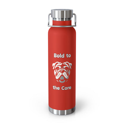 Bulldog "Bold to the Core" Copper Vacuum Insulated Bottle, 22oz