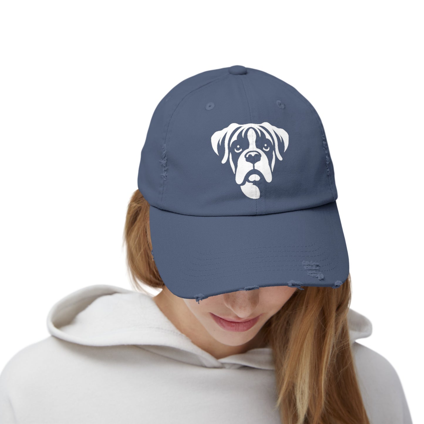 Boxer  - Stylish Unisex Distressed Cap