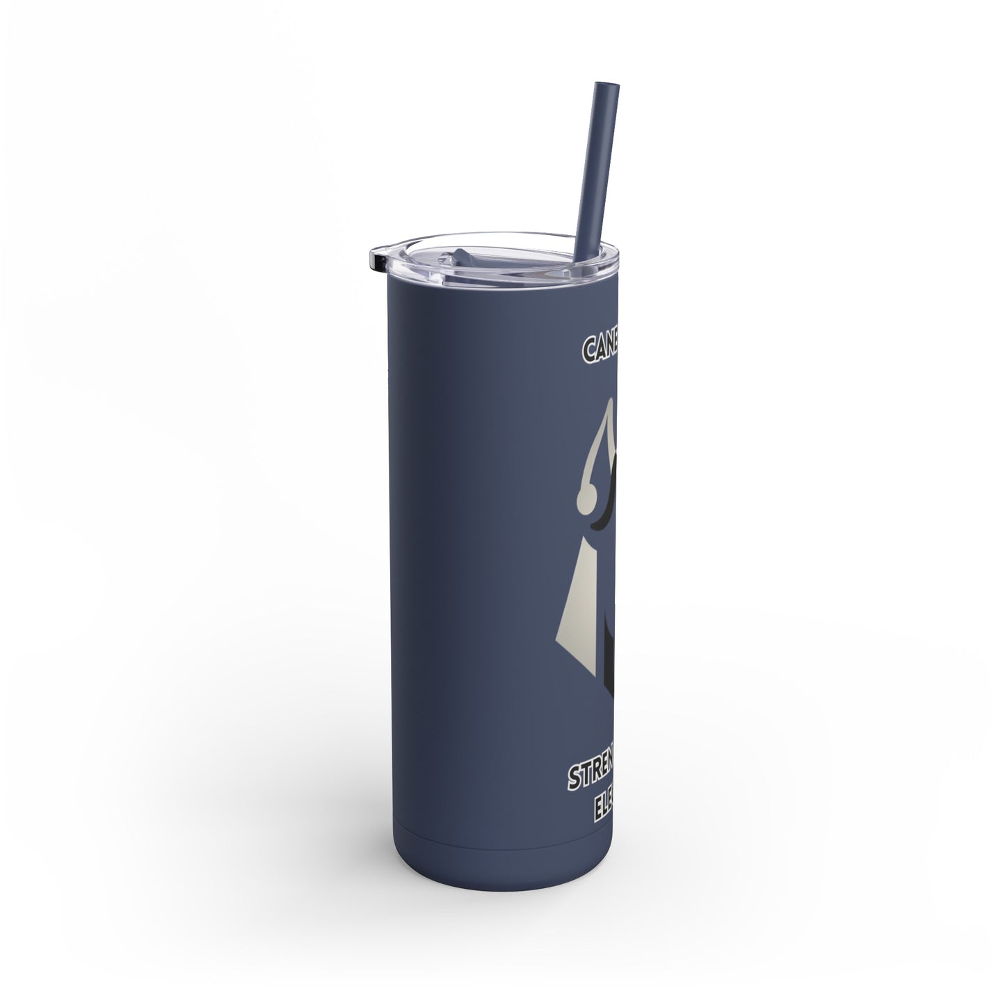 Cane Corso "Strength and Elegance" Skinny Matte Tumbler, 20oz