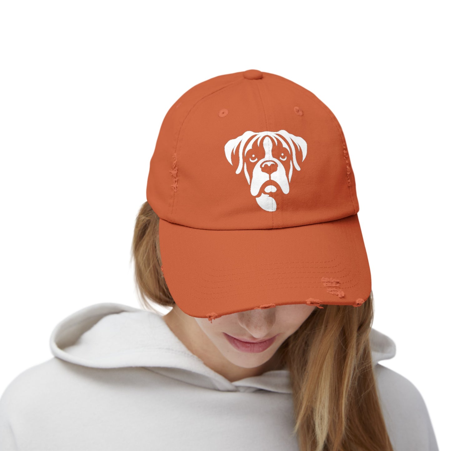 Boxer  - Stylish Unisex Distressed Cap