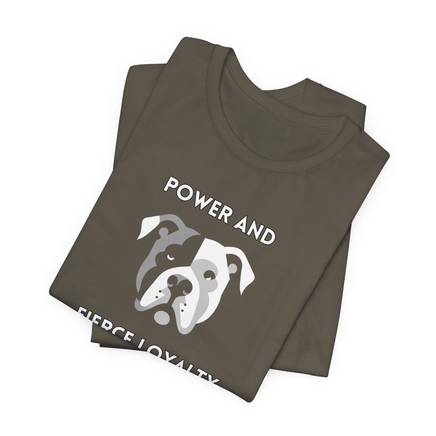 Pitbull "Power and Fierce Loyalty" Unisex Jersey Short Sleeve Tee