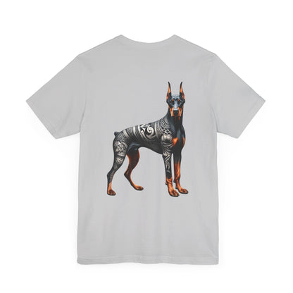 Doberman Unisex Jersey Short Sleeve Tee - Right profile