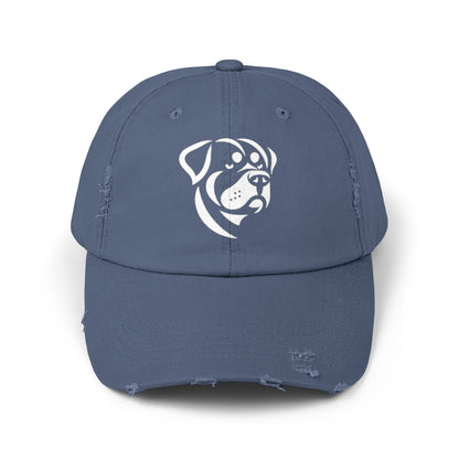 Rottweiler  - Stylish Unisex Distressed Cap