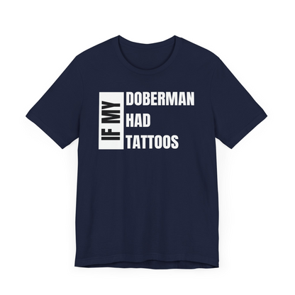 Doberman Unisex Jersey Short Sleeve Tee - Right profile