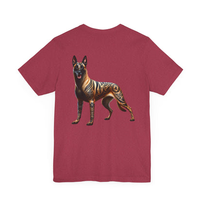 Belgian Malinois Unisex Jersey Short Sleeve Tee -Left Profile