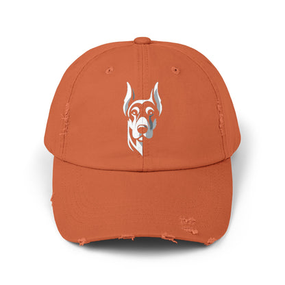 Doberman  - Stylish Unisex Distressed Cap