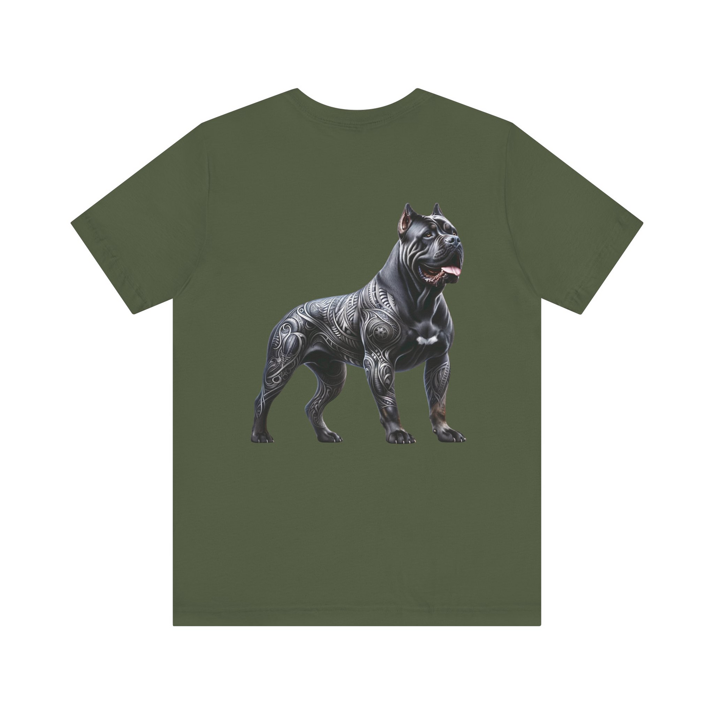 If My Cane Corso Unisex Jersey Short Sleeve Tee - Blk and white Cane Corso right profile