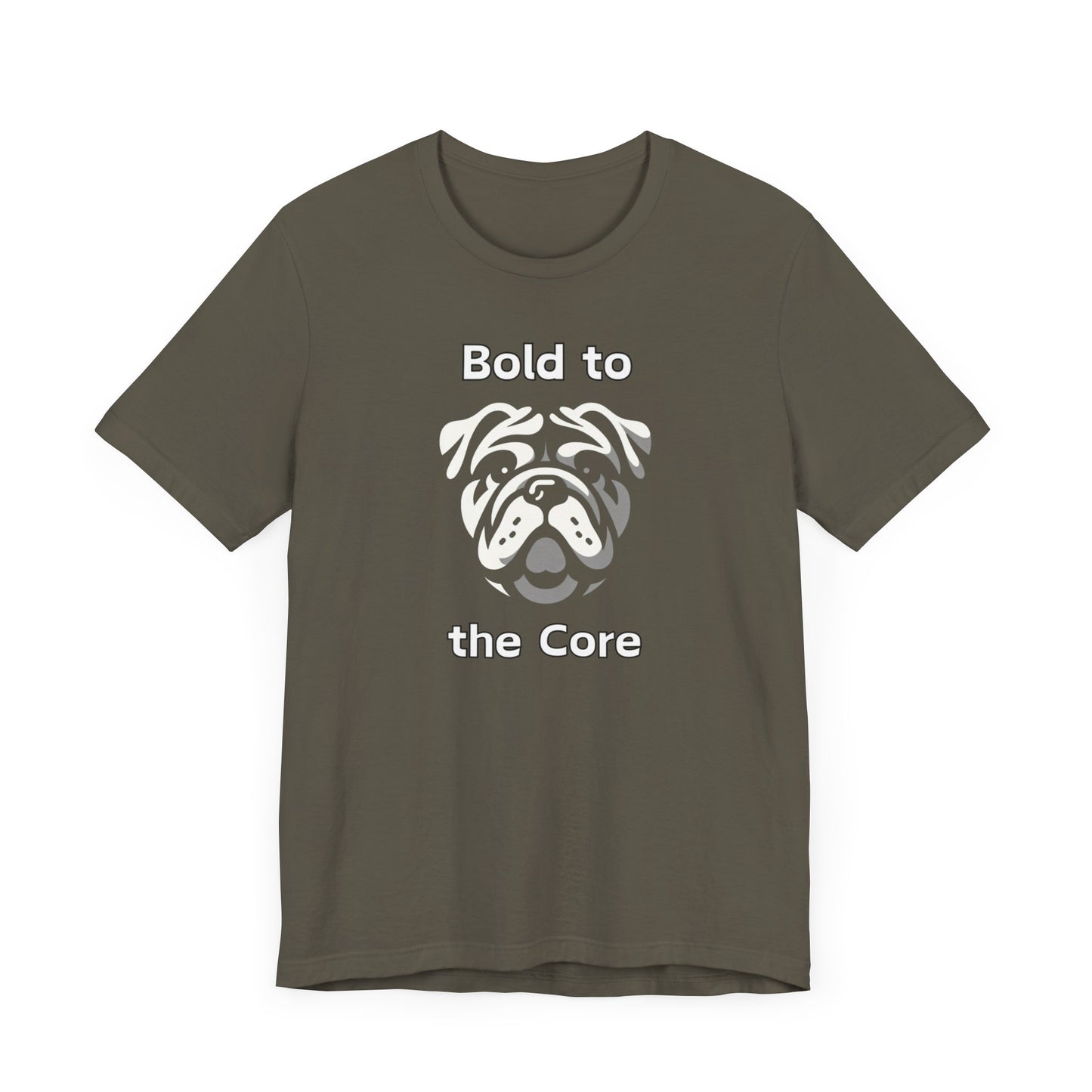 Bulldog "Bold to the Core" Unisex Jersey Short Sleeve Tee