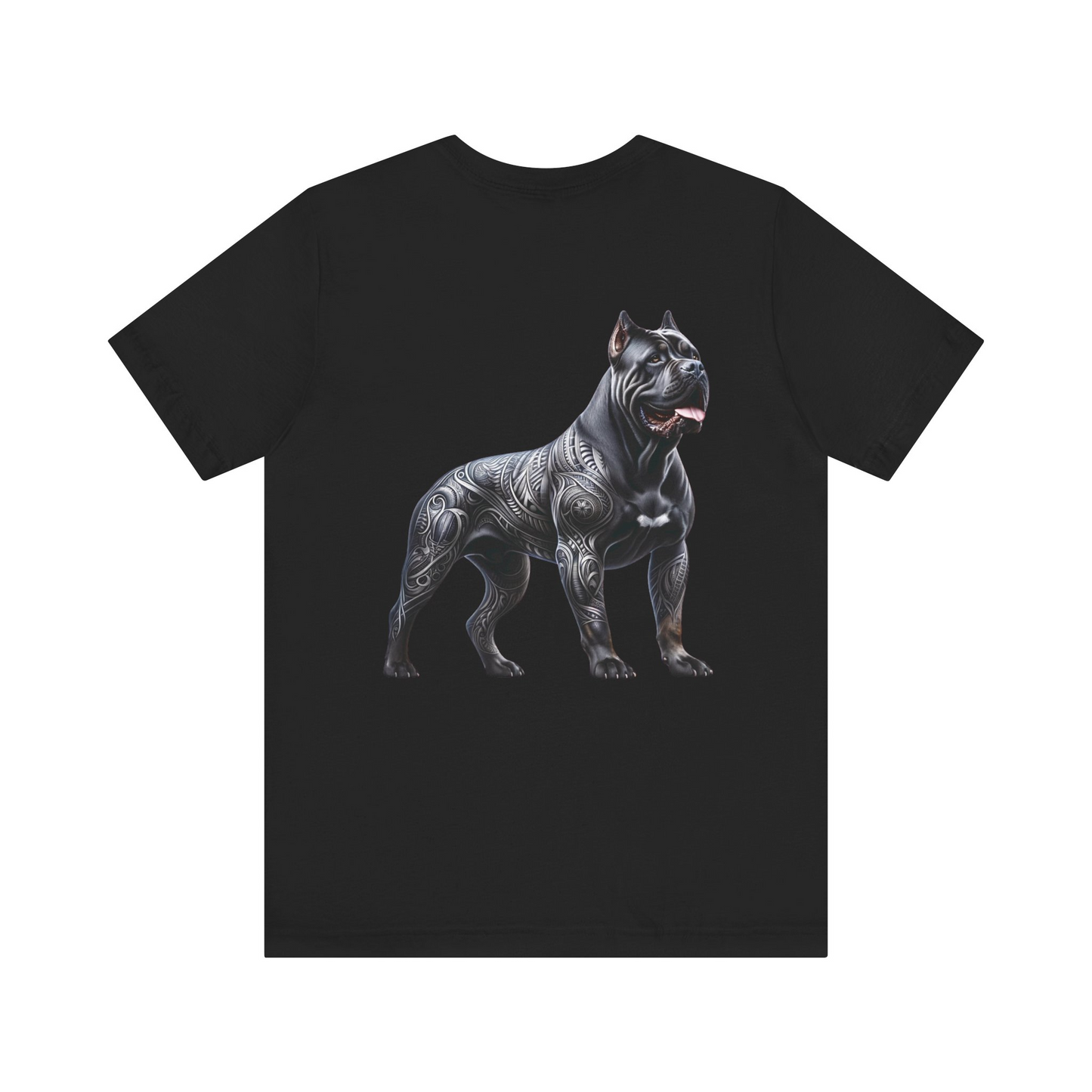 If My Cane Corso Unisex Jersey Short Sleeve Tee - Blk and white Cane Corso right profile