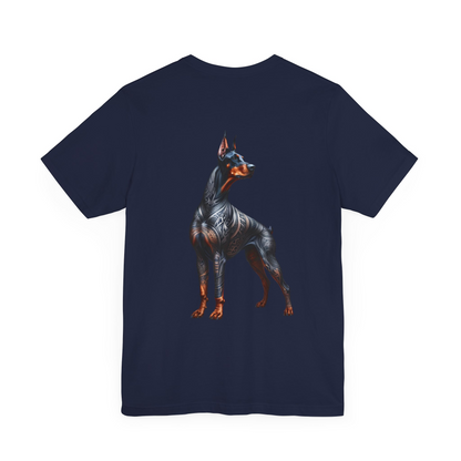 Doberman Unisex Jersey Short Sleeve Tee - Left profile