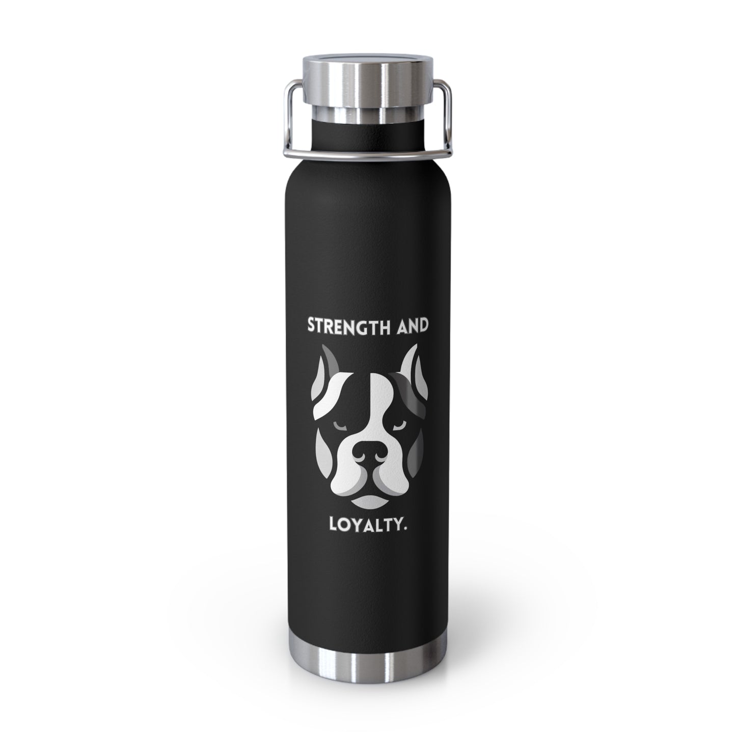 American Bully "Strength and Loyalty" Copper Vacuum Insulated Bottle, 22oz