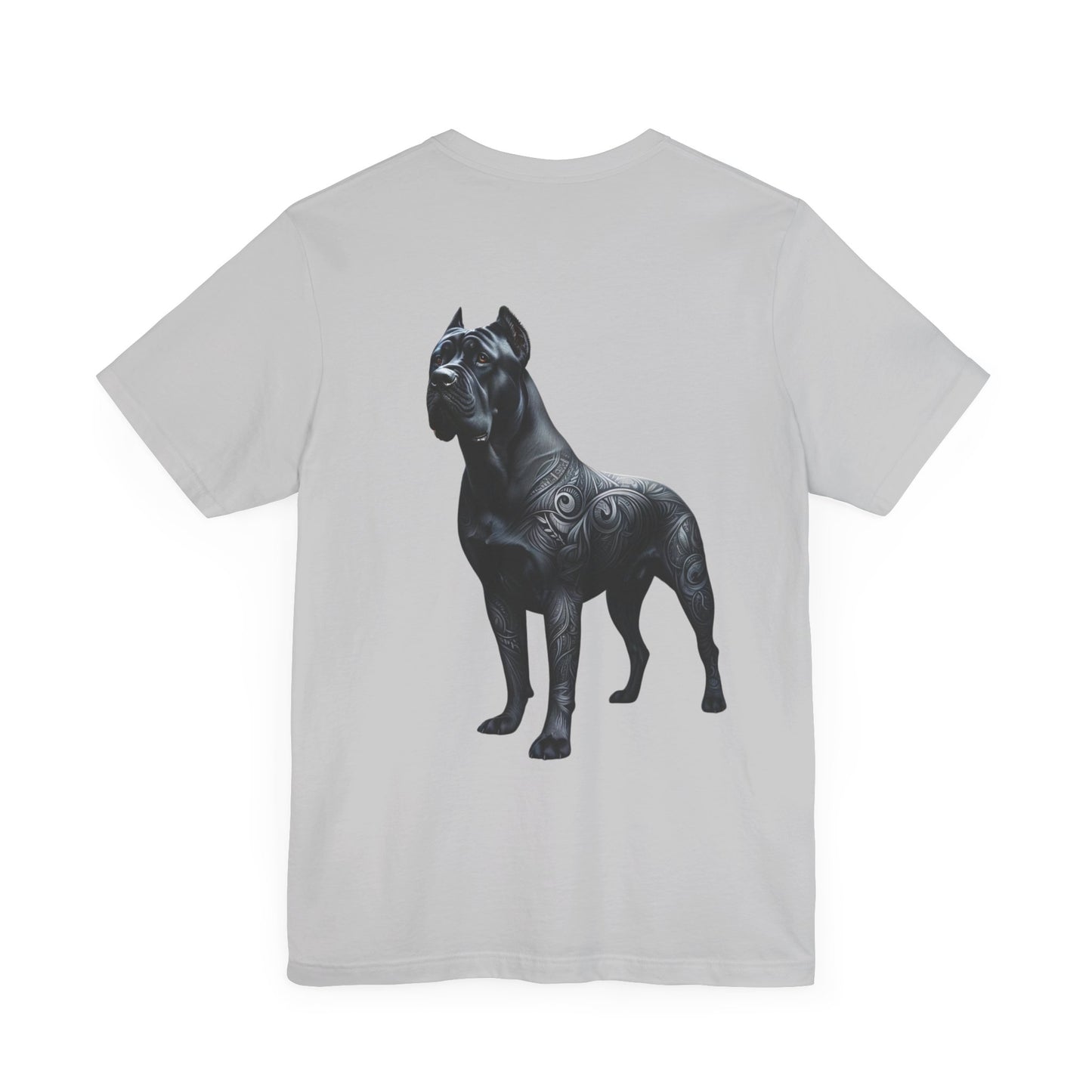 If My Cane Corso Unisex Jersey Short Sleeve Tee - BLK Cane Corso Left Profile