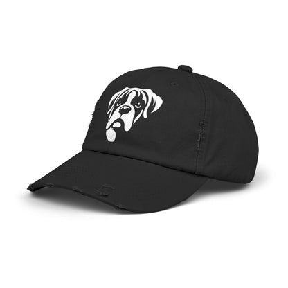 Boxer  - Stylish Unisex Distressed Cap