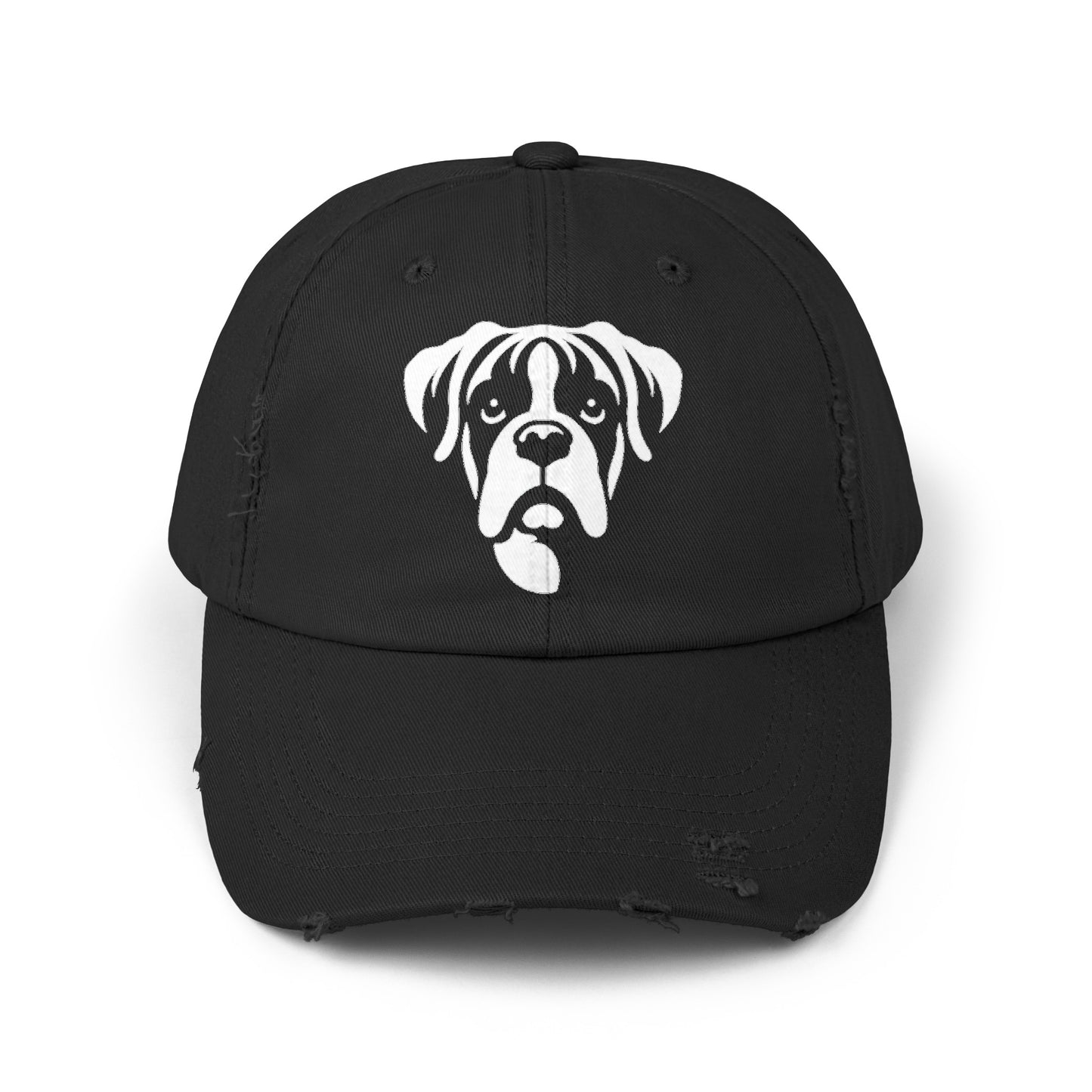 Boxer  - Stylish Unisex Distressed Cap